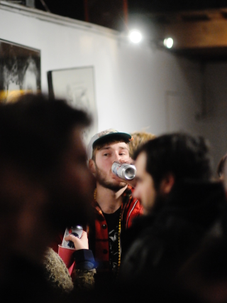 Illustration for article titled Look at these Montreal hipsters, all drinking PBR